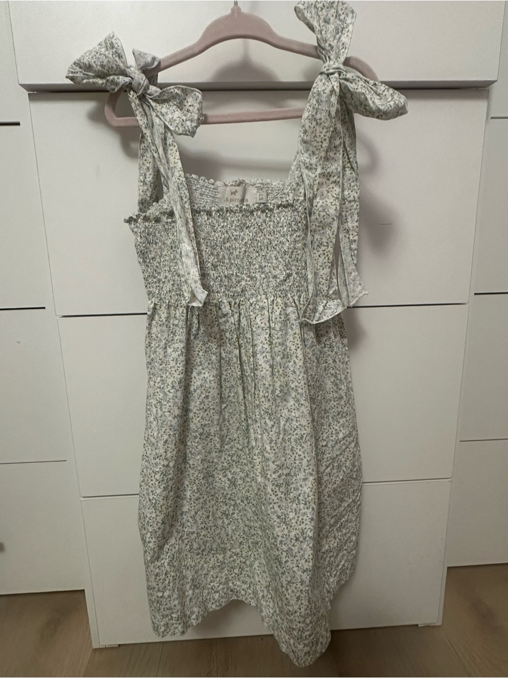 Sal and Pimeta floral dress with tie straps